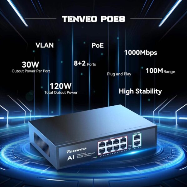Tenveo POE8